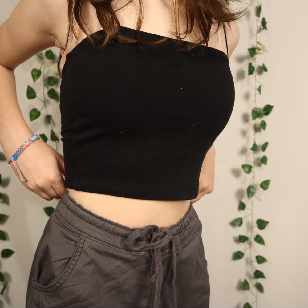 Black Crop Cami | Aeropostale